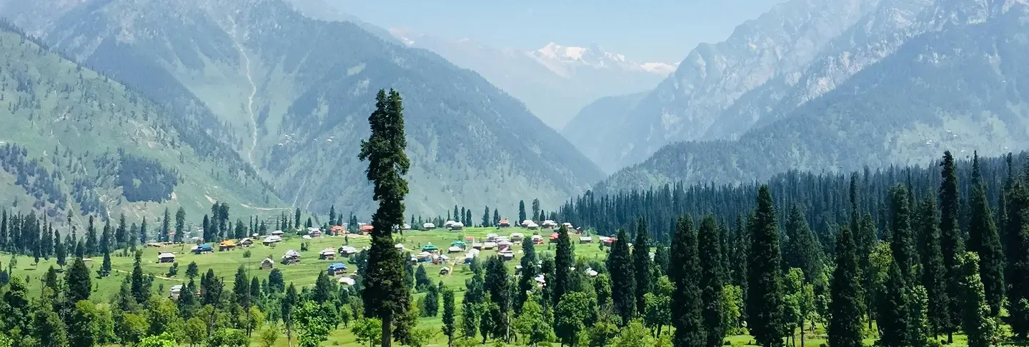 Kashmir landscape background