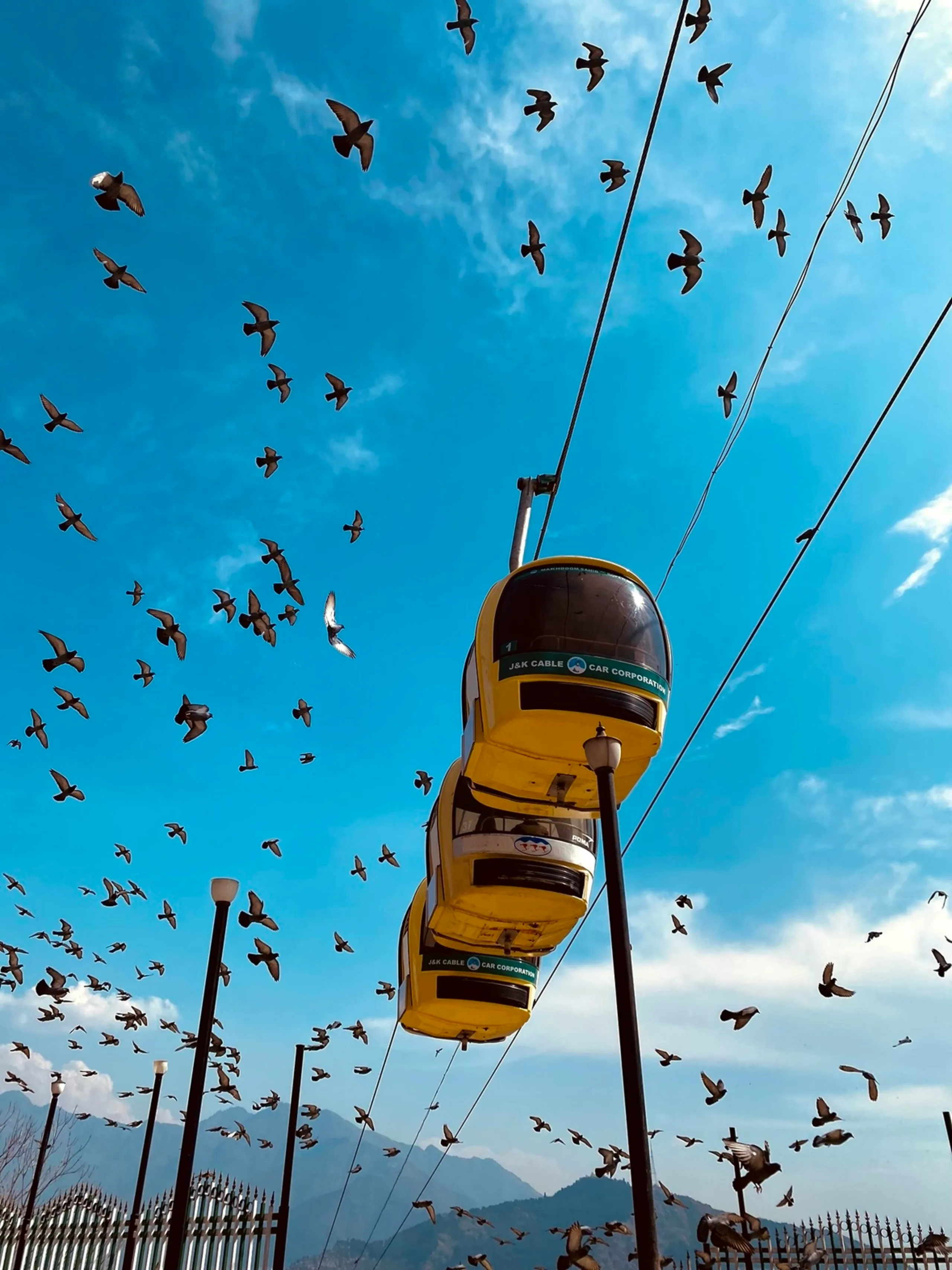 Kashmir landscape background